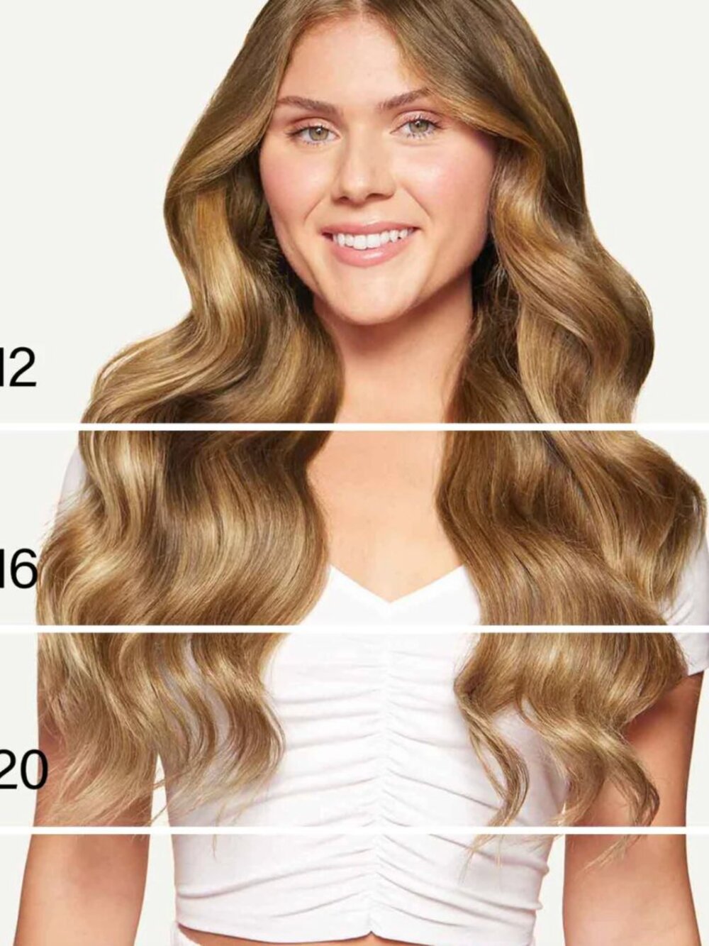 NEW Luxy 16" Bronde Balayage Halo® Hair Extensions (140g)